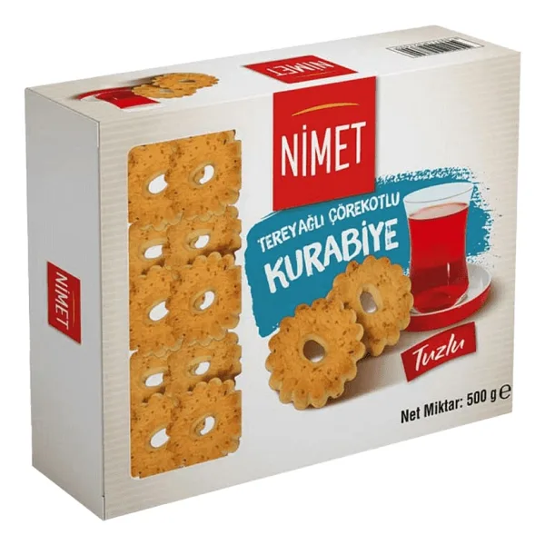 Nimet 500 gr Tereyağlı Çörek Otlu Kurabiye