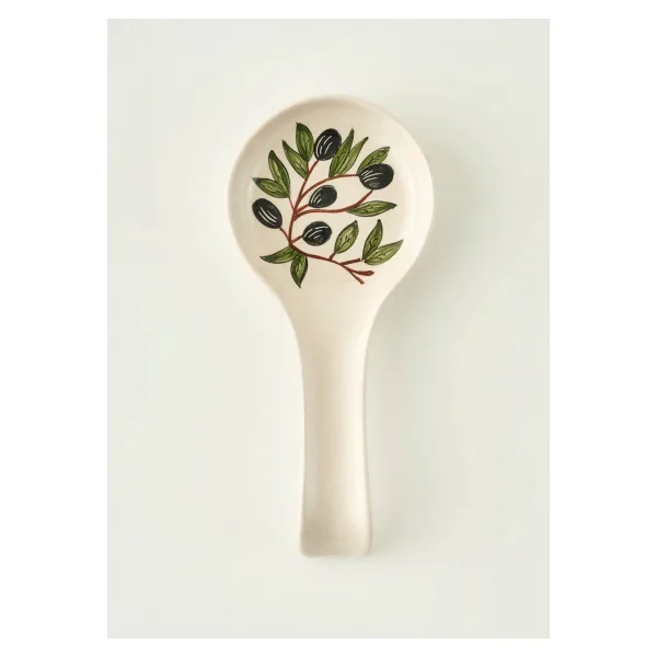 Olive Kirli Kaşıklık Beyaz (11,5X24 Cm)