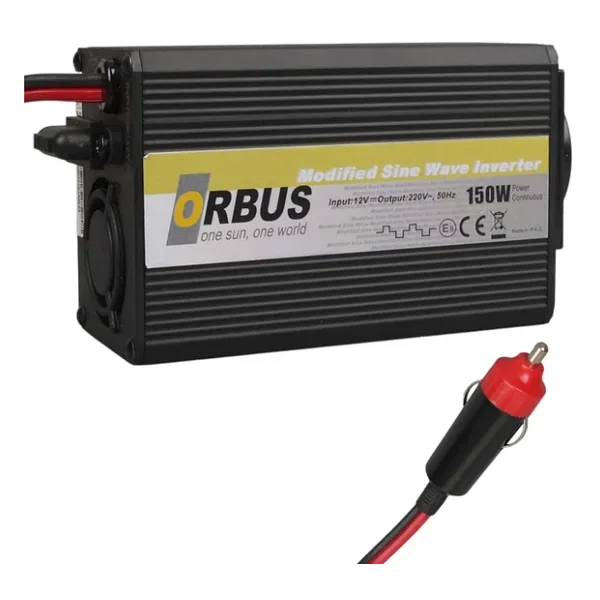 Orbus Ms150w 150W 12V Dc - 220V Ac Modifiye Sinüs Araç Çakmaklık İnverteri