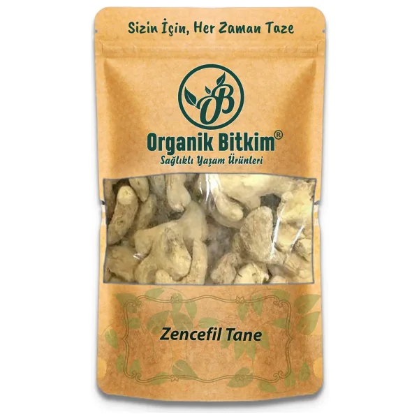 Organik Bitkim Tane Zencefil 150 gr