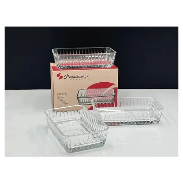 Paşabahçe Freyza 530323 3'lü Servis Tabağı