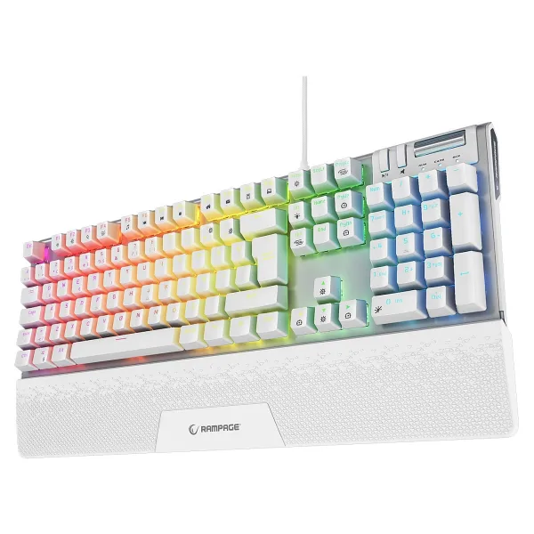 Rampage Carbon RGB Red Switch Kablolu Mekanik Oyuncu Klavyesi