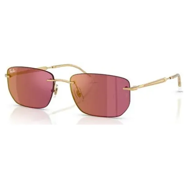 Ray-Ban 3768 001/D0 Arista Gold-Dark Violet Güneş Gözlüğü