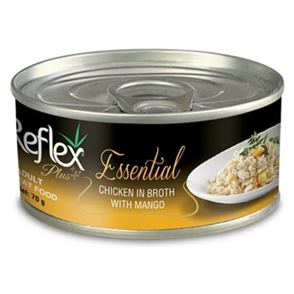 Reflex Plus Essential Tavuklu ve Mangolu 70 gr Yetişkin Konserve Kedi Maması