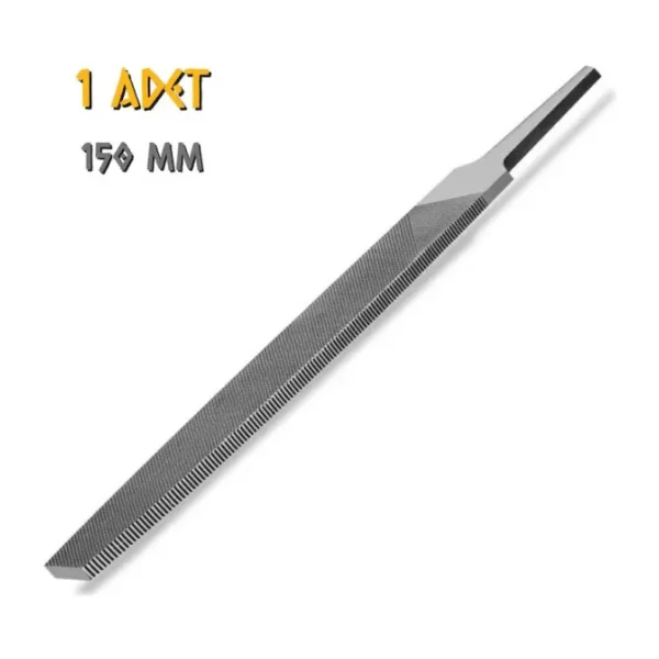 SGS Yassı Düz Eğe Orta Dişli 6" - 150 mm. - 1 Adet
