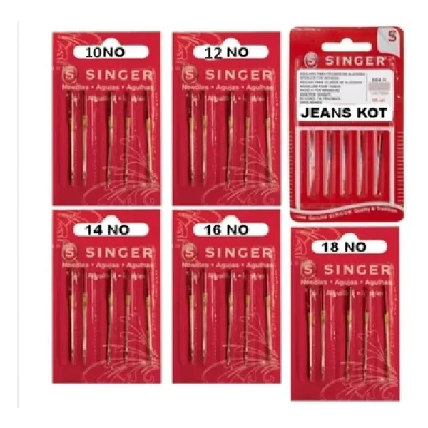 SİNGER Ev Tipi Aile Dikiş Makine Iğnesi Komple Dikiş Iğne Seti