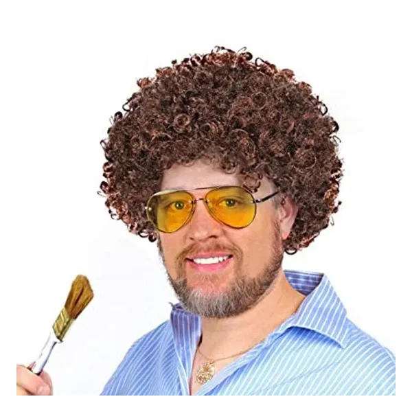 Skygo Bob Ross Bonus Peruk Kahverengi Renk 120 gr