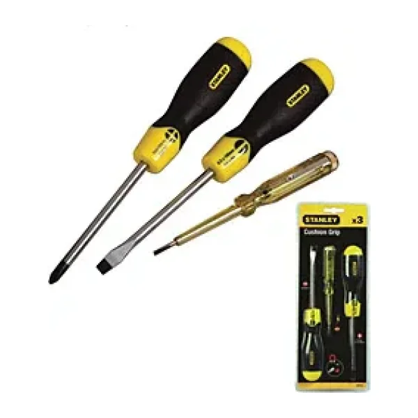 Stanley 0-65-012 3 Parça Cushion Grip Set Tornavida