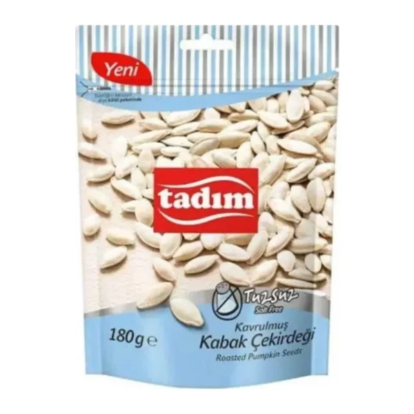 Tadım 180 gr Kavrulmuş Tuzsuz Kabak Çekirdeği