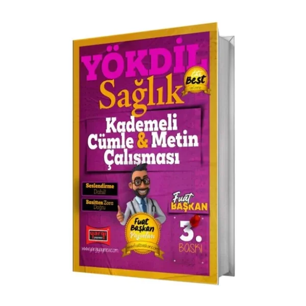 Yargı 2025 Yökdil Sağlık Kademeli Cümle Ve Metin Çalışması 3. Baskı