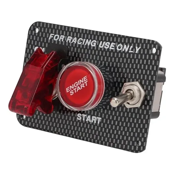 2'li ON-OFF Toggle Switch Panel - Motor Start Butonlu