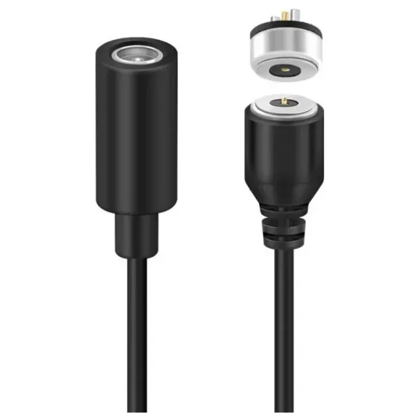 2-Pin 10mm Kablolu Pogo Pin Manyetik Konnektör Takımı - DC Soketli