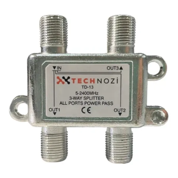 3 Li Uydu Splitter Kablo Tv Rg6 Anten Çoklayıcı Dağıtıcı