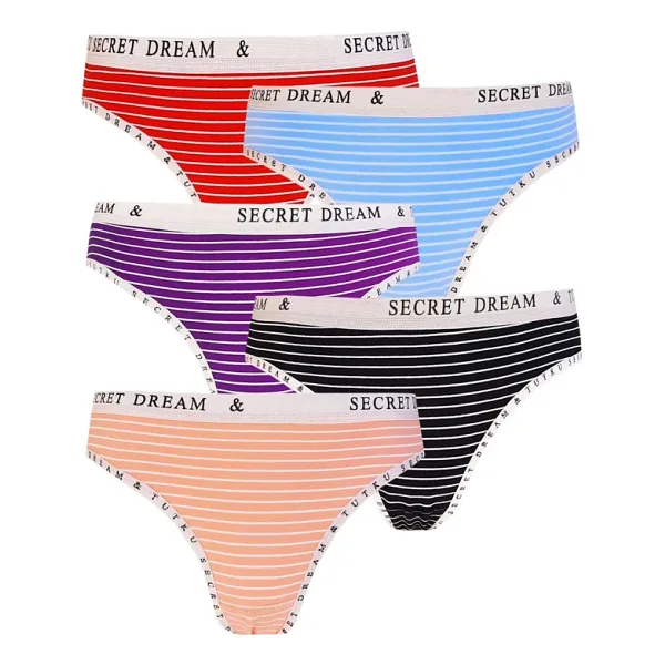 5li Kadın Pamuklu Secret Bikini Külot İç Çamaşırı Kaliteli Diana