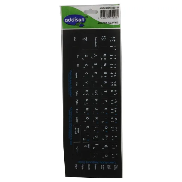 Addison 300168 Arapça Q Notebook Klavye Aksesuarı