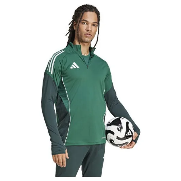 Adidas Tiro 25 Competition Training JI8938 Yeşil Yarım Fermuarlı Erkek Eşofman Üstü