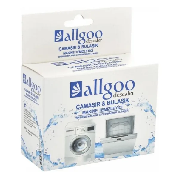 ALLGOO Çamaşır Bulaşık Makinesi Kireç Ve Iç Aksam Temizleme Tozu 5 Li Set