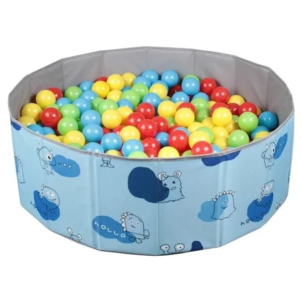 Baby Marine Katlanabilir Top Havuzu - Oyun Halısı + 150 Adet 4 Renk Top Hediye