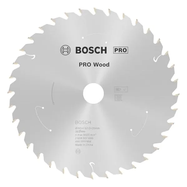 Bosch Standard For Wood 165x20-36 Daire Testere Bıçağı - 2608837686