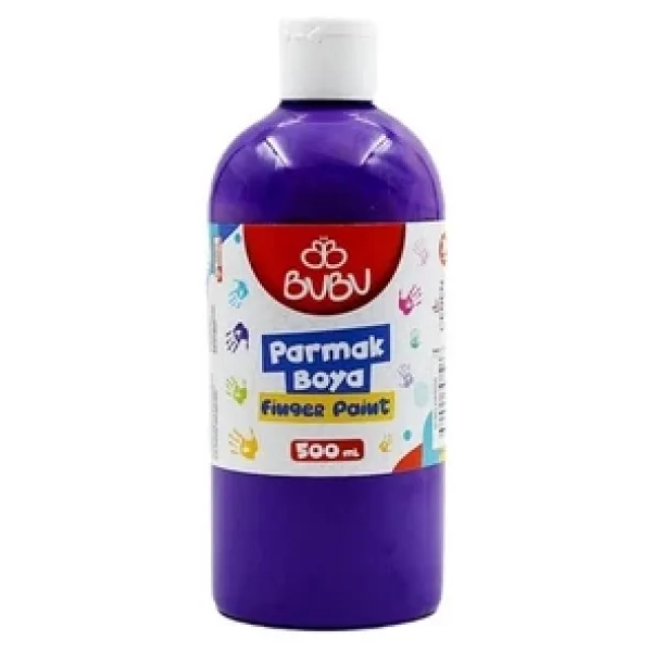 Bu-Bu Parmak Boya 500 Gr. Mor