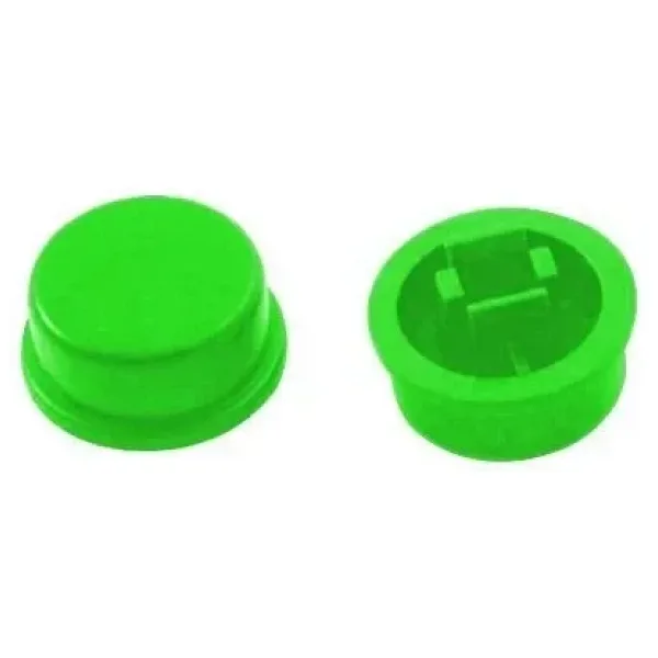 Buton 12x12 Yuvarlak Yeşil Kapak