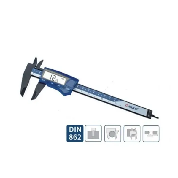 Dasqua 2035-0005 150 mm Dijital Plastik Kumpas