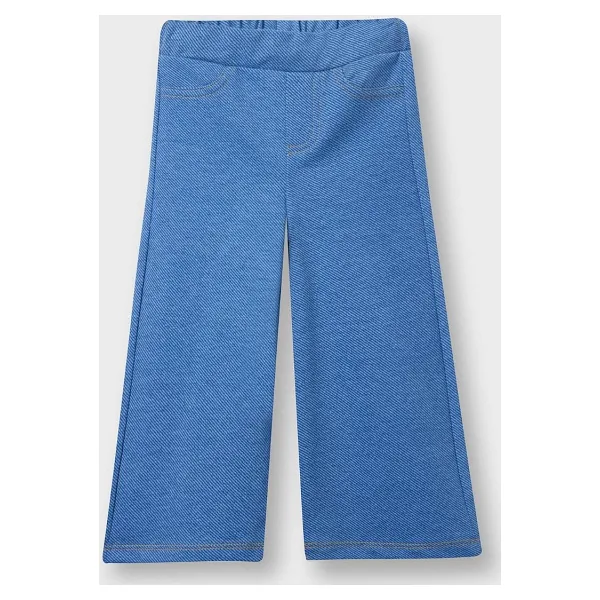 DeFacto Kız Bebek Wide Leg Jean Görünümlü Pantolon