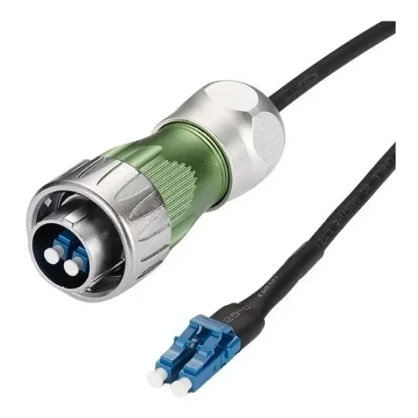DH24-F0-LC-LC-3M-001 Su Geçirmez Fiber Optik Erkek Konnektör - 3M Kablo