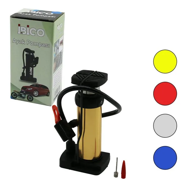 Dikey Mode Lince Pistonlu Ayak Pompası Oto-Araç - Bisiklet-Motor Lastik - Top - Şişme Havuz-Yatak