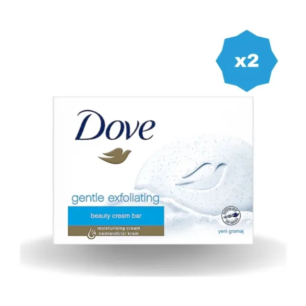 Dove Cream Bar Gentle Exfoliating 90 gr 2 Adet Güzellik Sabunu