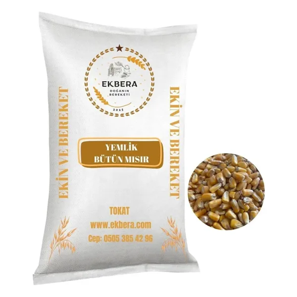 Ekbera Yemlik Bütün Mısır - 10 Kg (Tavuk, Güvercin, Kanatlı)