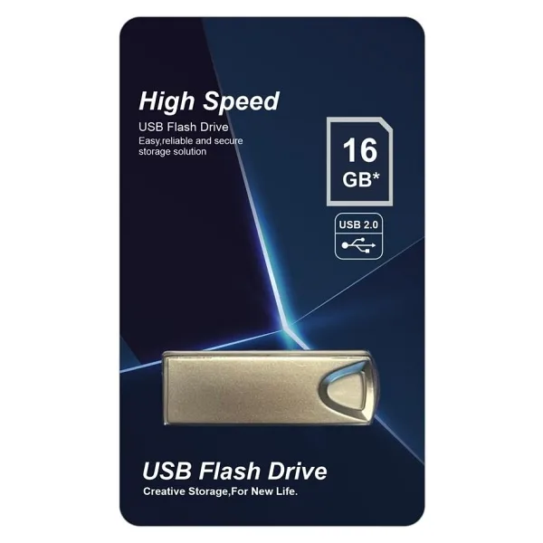 Elba 16GB Metal 2.0 USB Flash Bellek