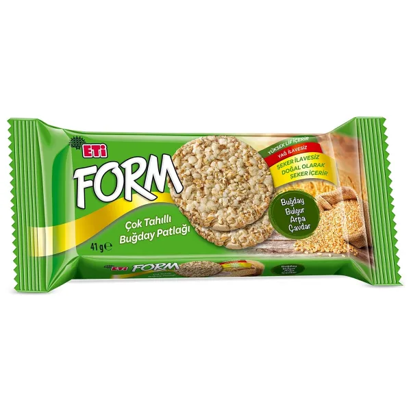 Eti Form Çok Tahıllı Buğday Patlağı 41 gr