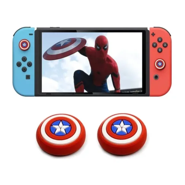 Feza Nintendo Switch 2 Adet Kabartma Desenli Analog Başlığı