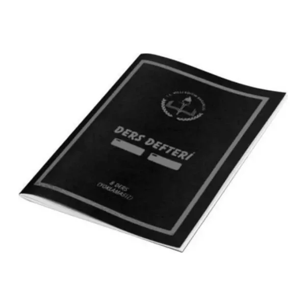 GÜLPAŞ DERS DEFTERİ 8 DERSLİK YOKLAMASIZ PLASTİK KAPAK