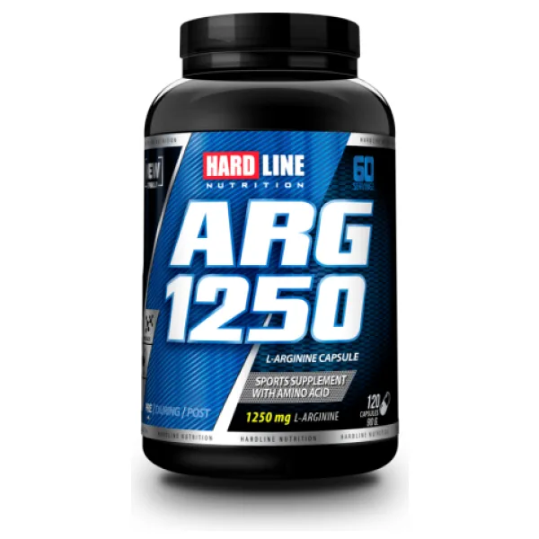 Hardline Nutrition ARG 1250 Arginine 120 Kapsül