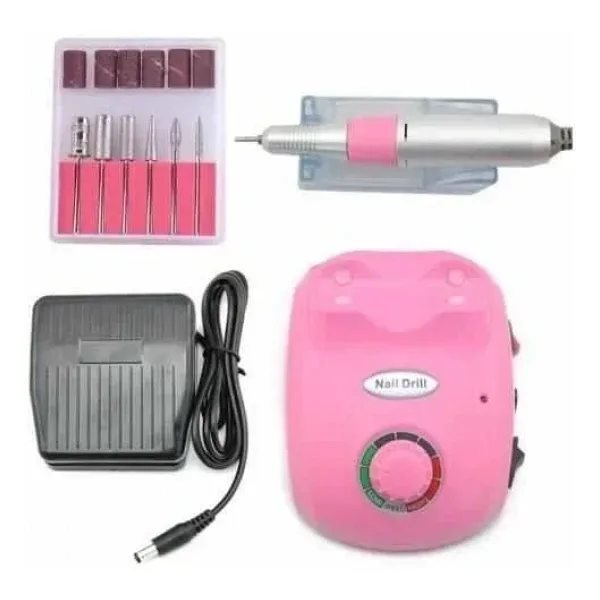HC-601 Manikür Pedikür Tırnak Törpü Seti - Pembe
