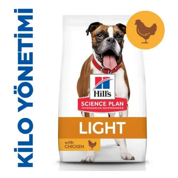 Hill's Adult Light Medium Tavuklu 2.5 kg Yetişkin Köpek Maması