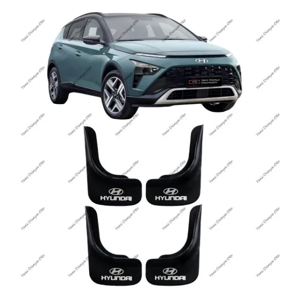 Hyundai Bayon Uyumlu 4'lü Ön Arka Paçalık Çamurluk Tozluk HYU1UX015