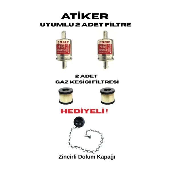 kenzybear Atiker Uyumlu Filtre Seti Atiker Lpg Filtresi Atiker Filtre Gaz Filtresi