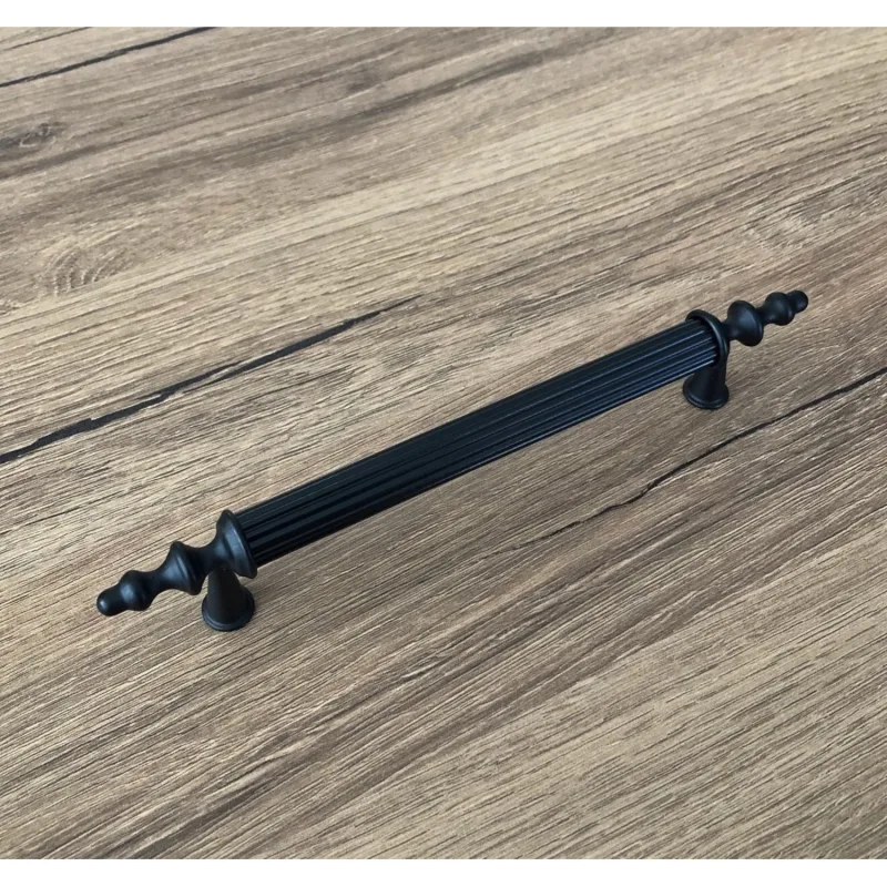 KOLDOOR Zend Mat Siyah Mobilya Dolap Mutfak Çekmece Kulpu 128 Mm 2 AdeT