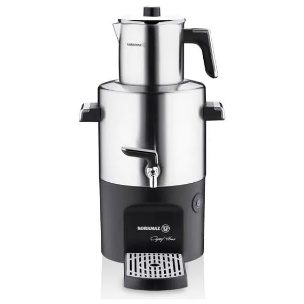 Korkmaz A844 Çayşef Home Inox Satin 2000 W Çelik Semaver