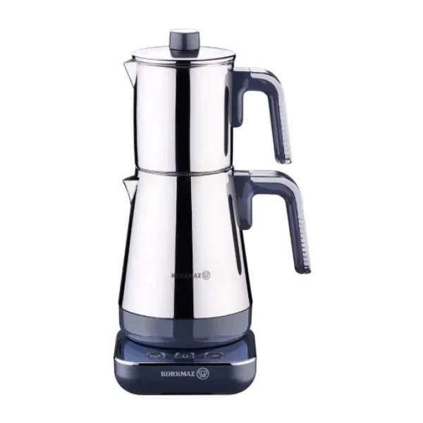 Korkmaz A850-03 Moderna Gri/Krom 1600 W Çay Makinesi