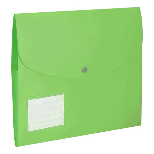 Kraf Körüklü Dosya 13 Cep Lastikli F4302 Yeşil
