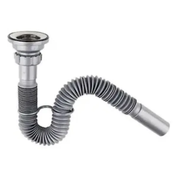 Lavabo Paslanmaz Evye Sifonu Lüx Körüklü Donau 32 Mm