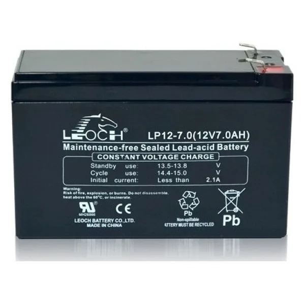Leoch 12volt 7ah Akü Lp12-7.0 Inform Tse Belgeli