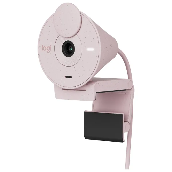 Logitech Brio 300 960-001448 Mikrofonlu Webcam Pembe