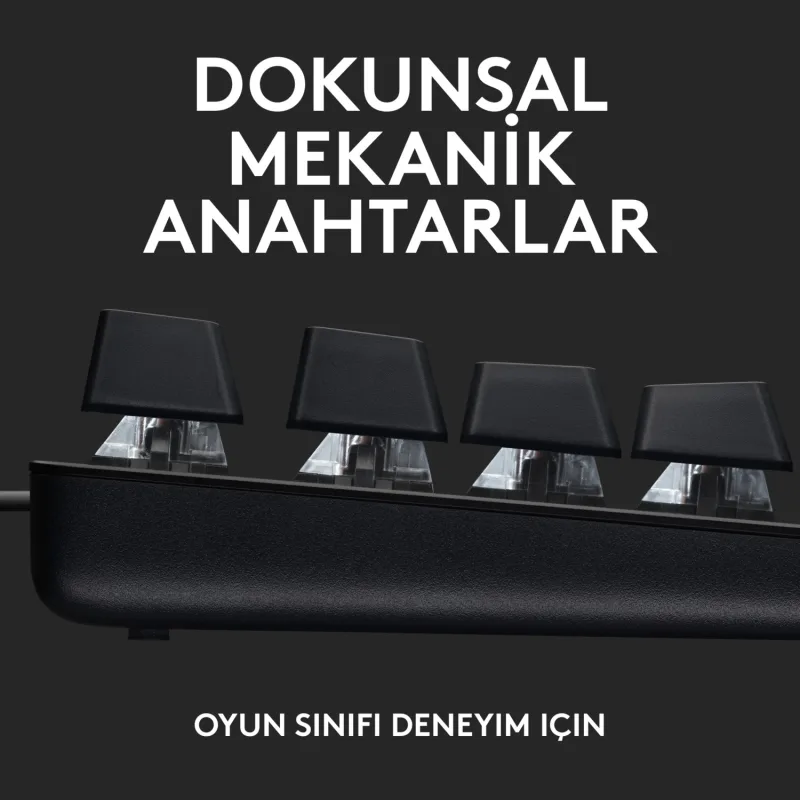 Logitech G413 Tkl Se 920-010564 Tactile Switch Kablolu Mekanik Oyuncu Klavyesi - Görsel 4