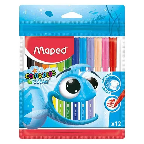 Maped Color Peps Ocean 12'li Keçeli Kalem Seti