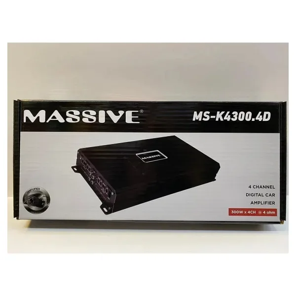 Massive Ms-300.4 Rms Dijital Pro Amfi Kalitenin Adresiii 2 Yıl Garantiii Hediyelii